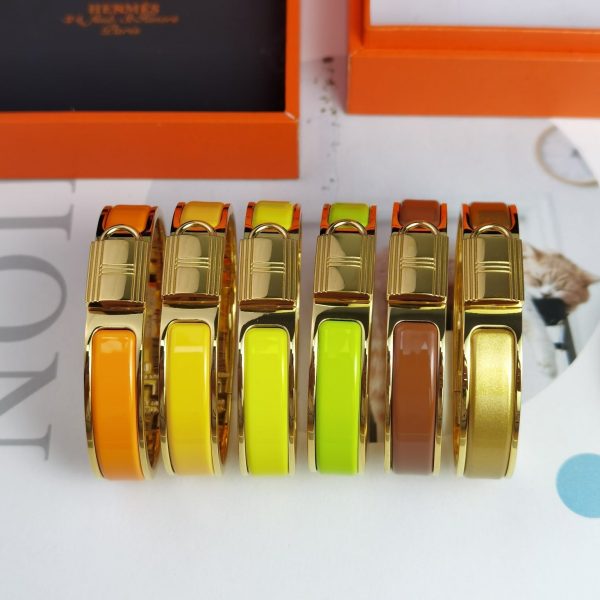 18K Clic Cadenas Yellow H Bracelet - 图片 6