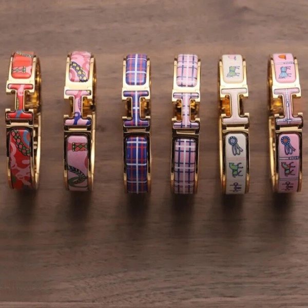 18K Clic H Panoplie Equestre Pink Bracelet - 图片 4