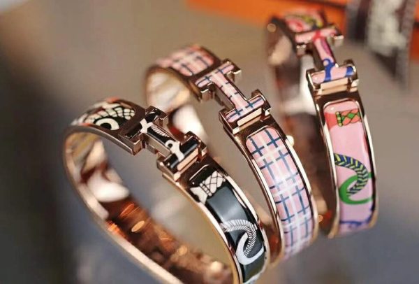 18K Clic H Panoplie Equestre Pink Bracelet - 图片 7