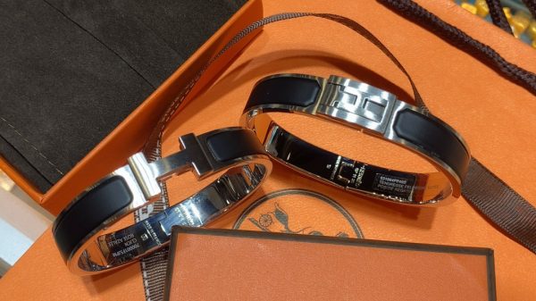 18K Jet Black H Bracelet - 图片 7