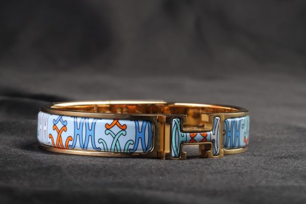 18K Clic H H Lift Blue Bracelet - 图片 2