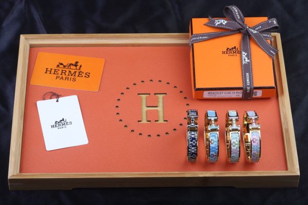 18K Clic H H Lift Pink Bracelet - 图片 7