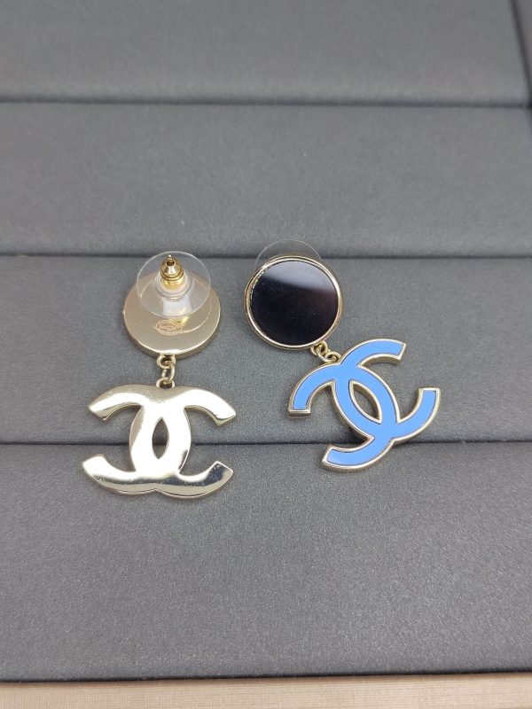 18K Classic Blue CC Dangle Earrings - 图片 4