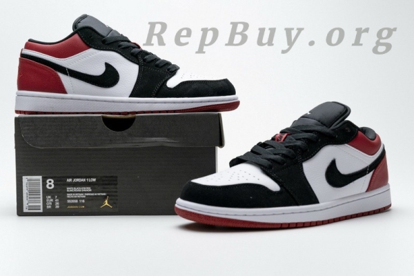 [Sale] Jordan 1 Low Black Toe 553560-116 - 图片 22