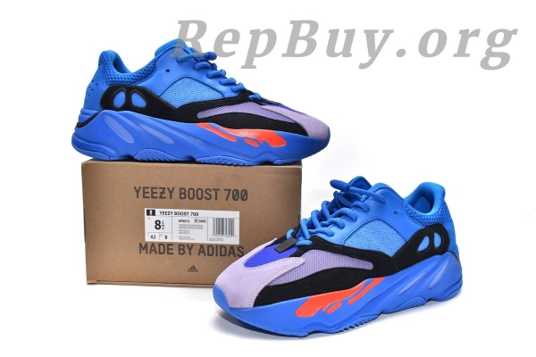 Top Version adidas Yeezy Boost 700 Hi-Res Blue HP6674 - 图片 4