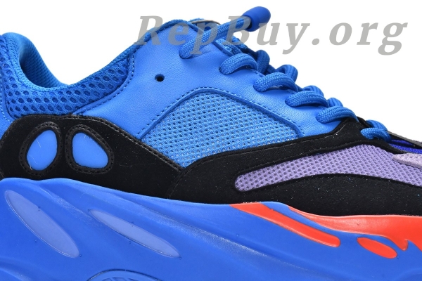 Top Version adidas Yeezy Boost 700 Hi-Res Blue HP6674 - 图片 10