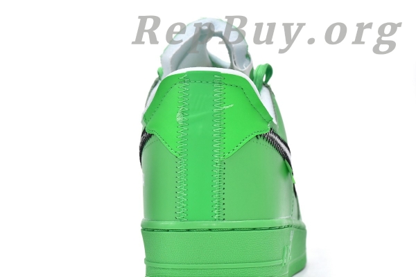 Top Version Nike Air Force 1 Low Off-White Light Green Spark DX1419-300 - 图片 9