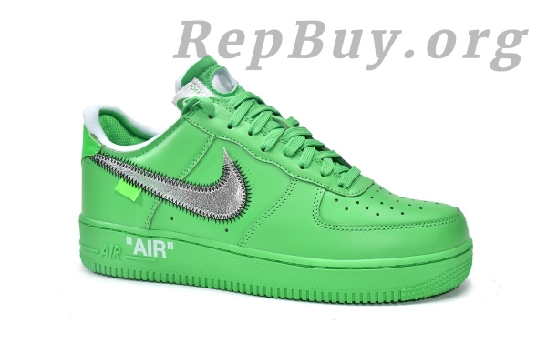 Top Version Nike Air Force 1 Low Off-White Light Green Spark DX1419-300 - 图片 12