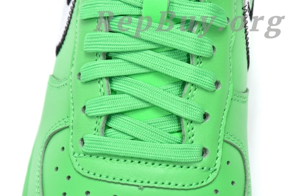 Top Version Nike Air Force 1 Low Off-White Light Green Spark DX1419-300 - 图片 15