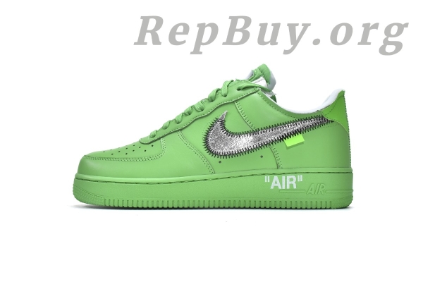 Top Version Nike Air Force 1 Low Off-White Light Green Spark DX1419-300 - 图片 20