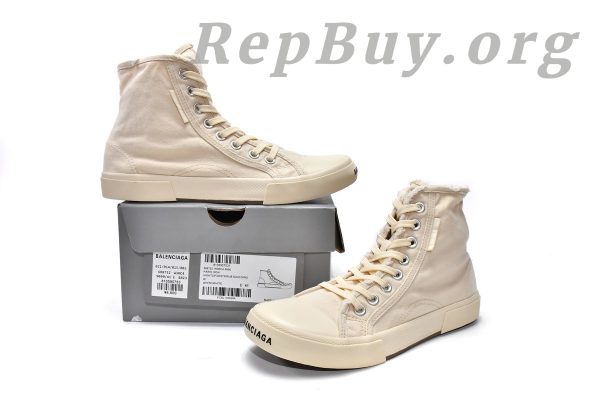 Balenciaga Paris High Top White 688752W3RC49090 - Image 4