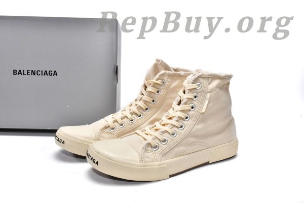 Balenciaga Paris High Top White 688752W3RC49090 - Image 3