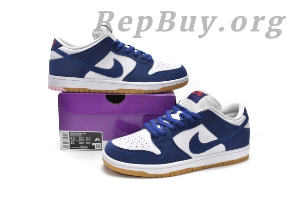 Top Version Nike SB Dunk Low Los Angeles Dodgers DO9395-400 - 图片 4