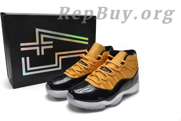 Top Version Air Jordan 11 Retro Black Yellow CT8012-118 - 图片 2