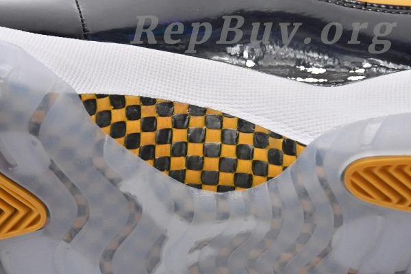 Top Version Air Jordan 11 Retro Black Yellow CT8012-118 - 图片 15