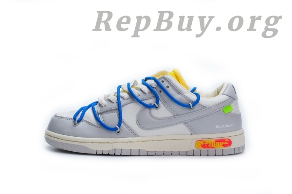 Top Version SB Dunk  Low Off-White Lot 10  DM1602-112 - 图片 2
