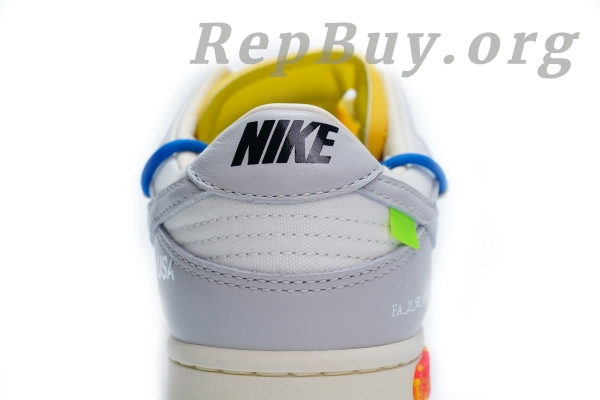 Top Version SB Dunk  Low Off-White Lot 10  DM1602-112 - 图片 10