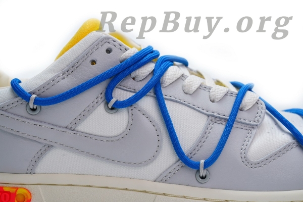 Top Version SB Dunk  Low Off-White Lot 10  DM1602-112 - 图片 11