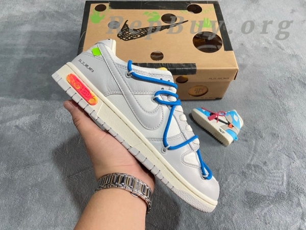 Top Version SB Dunk  Low Off-White Lot 10  DM1602-112 - 图片 19