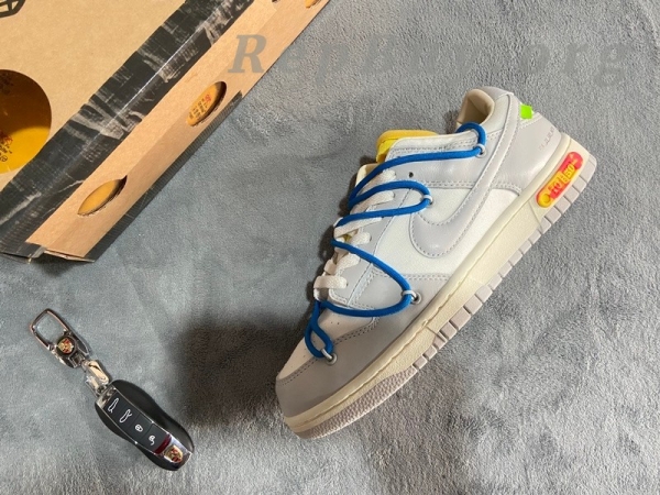 Top Version SB Dunk  Low Off-White Lot 10  DM1602-112 - 图片 27