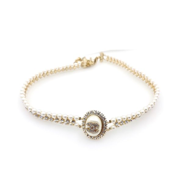 18K CC Pearl Necklace