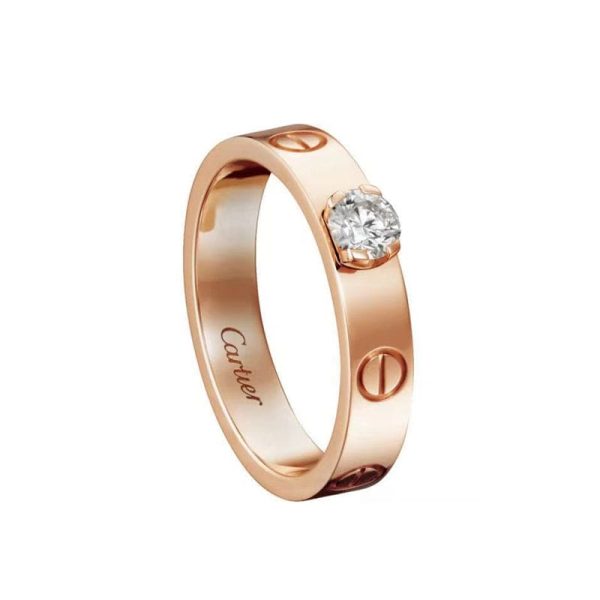 18K Love Engagement Ring
