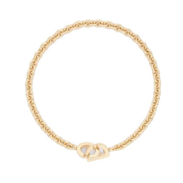18K CD Lock Necklace