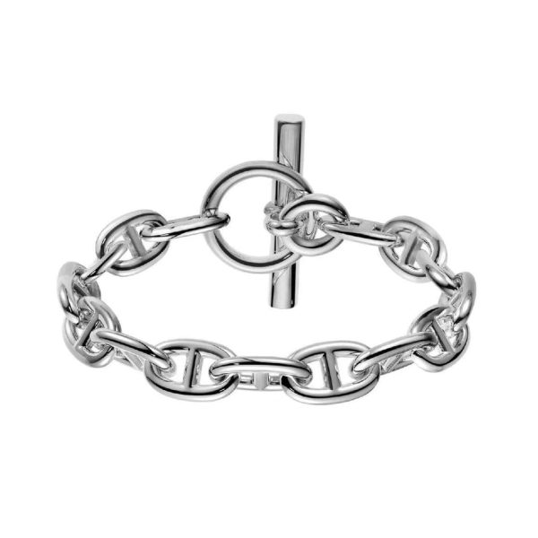 18K Chaîne D'ancre Enchaînée H Bracelet