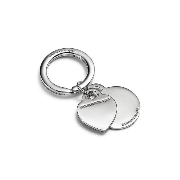 18K T Round & Heart Tag Ring - 图片 2