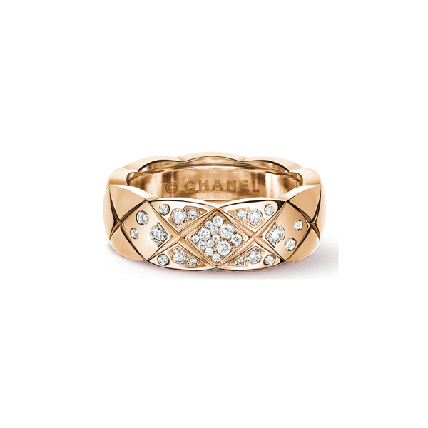 18K Rose Gold CC Coco Crush Diamonds Ring