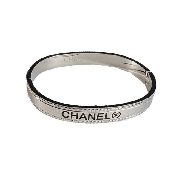 18K White Gold CC Vintage Bracelet