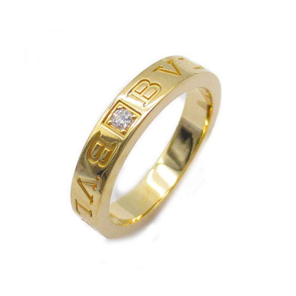 18K Yellow Gold BV Diamond Ring - 图片 2