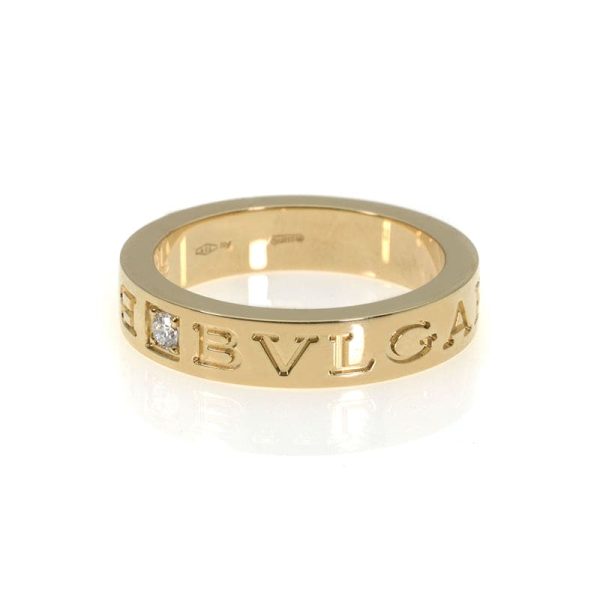 18K Yellow Gold BV Diamond Ring - 图片 4