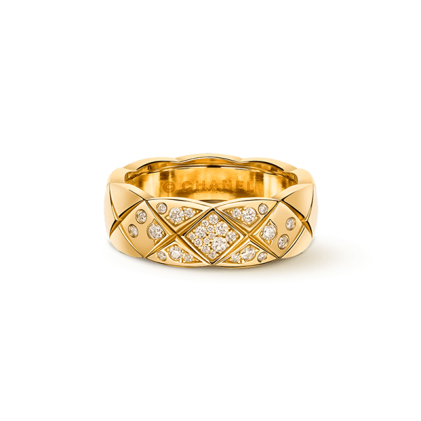 18K Yellow Gold CC Coco Crush Diamonds Ring