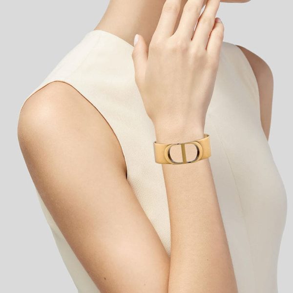 18K CD Cuff Bracelet - 图片 5
