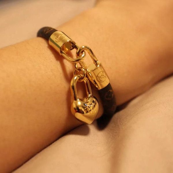 18K Louis Crazy In Lock Charm Bracelet - 图片 3