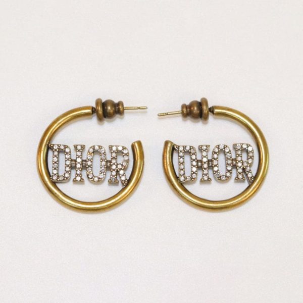 18K CD 30 Montaigne Hoop Earrings - 图片 4