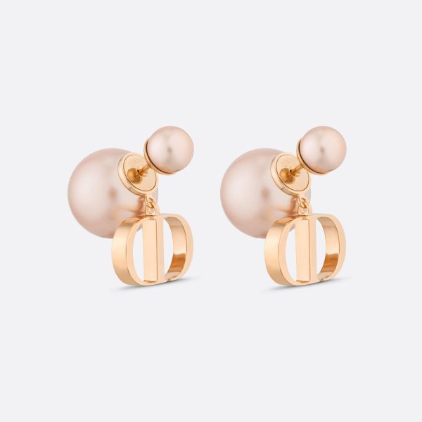 18K Tribales Pink Pearl Earrings