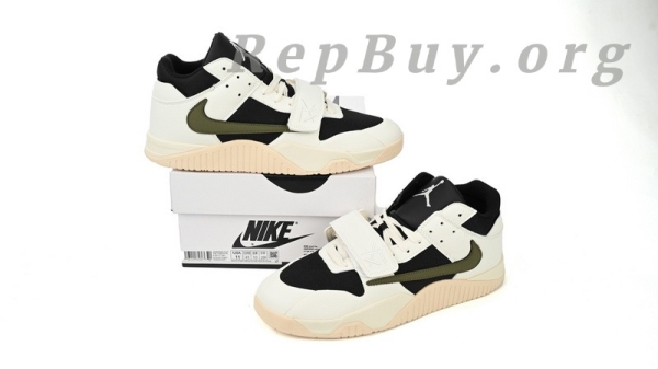 Travis Scott x Jordan Cut the Check SP Medium Olive - 图片 13
