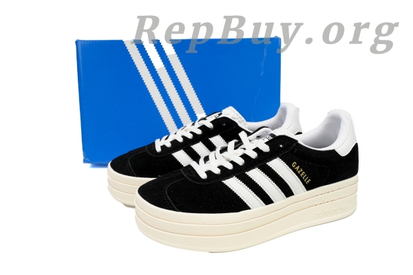 Adidas Gazelle Bold Core Black White HQ6912 - 图片 11