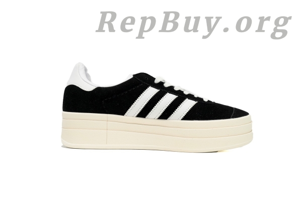 Adidas Gazelle Bold Core Black White HQ6912 - 图片 2
