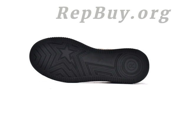 A Bathing Ape Bape Sta Low BLACK/ORANGE/WHITE-MULTI - 图片 18