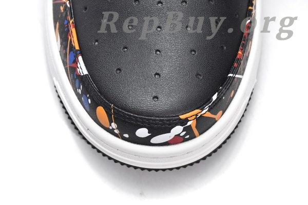 A Bathing Ape Bape Sta Low BLACK/ORANGE/WHITE-MULTI - 图片 17