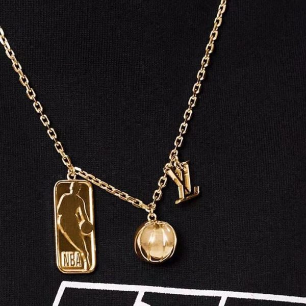 18K Louis Tab Pendant Necklace - 图片 2
