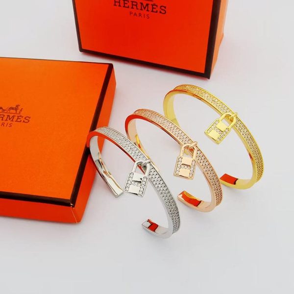 18K Kelly Clochette Diamond H Bracelet - 图片 7