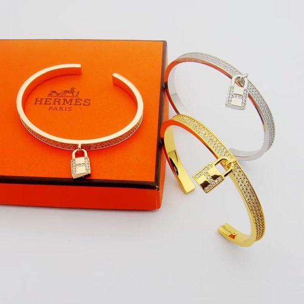 18K Kelly Clochette Diamond H Bracelet - 图片 6