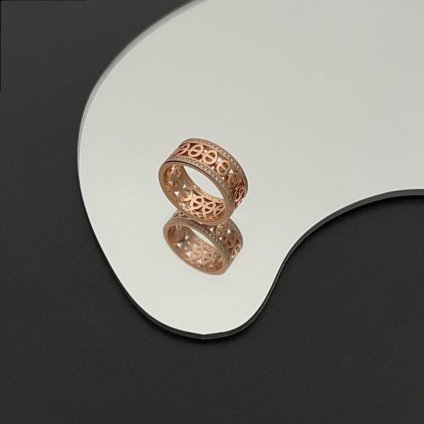 18K D'ancre Divine H Ring - 图片 4