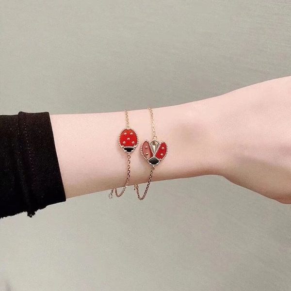 18K Lucky Spring Clover Bracelet - 图片 3