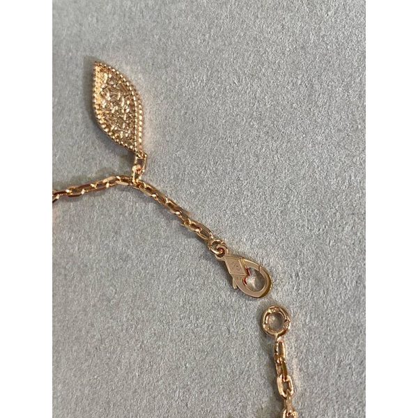 18K Lucky Spring Five Motifs Clover Bracelet - 图片 10