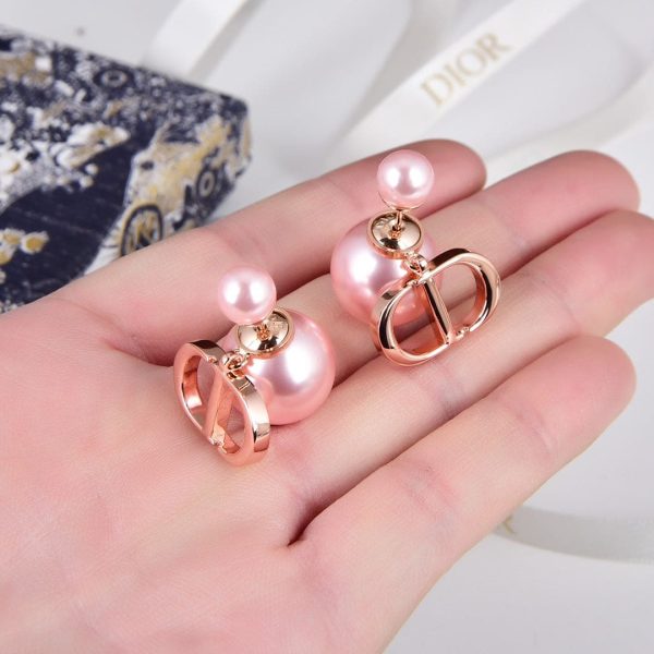18K Tribales Pink Pearl Earrings - 图片 3